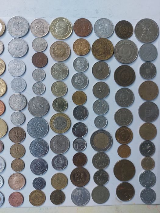 Монеты стран мира 123шт. лот.