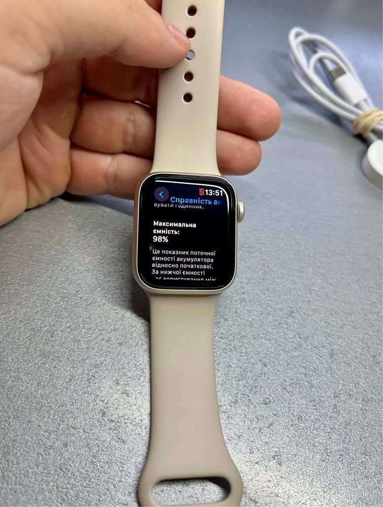 Apple Watch SE 40mm (2-Gen) 98% ІДЕАЛ GPS Apple Watch 4/5/6/7/8/9) епл