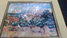 Obraz replika Pierre Auguste Renoir  Gora saintr