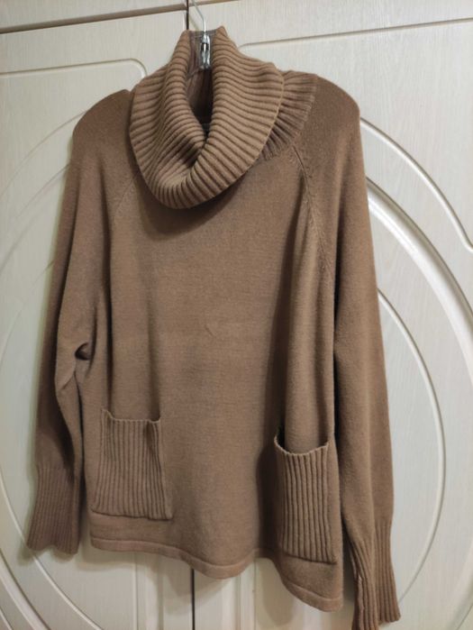 Світер-гольф светр оверсайз з високою горловиною, р.52-54/EU44