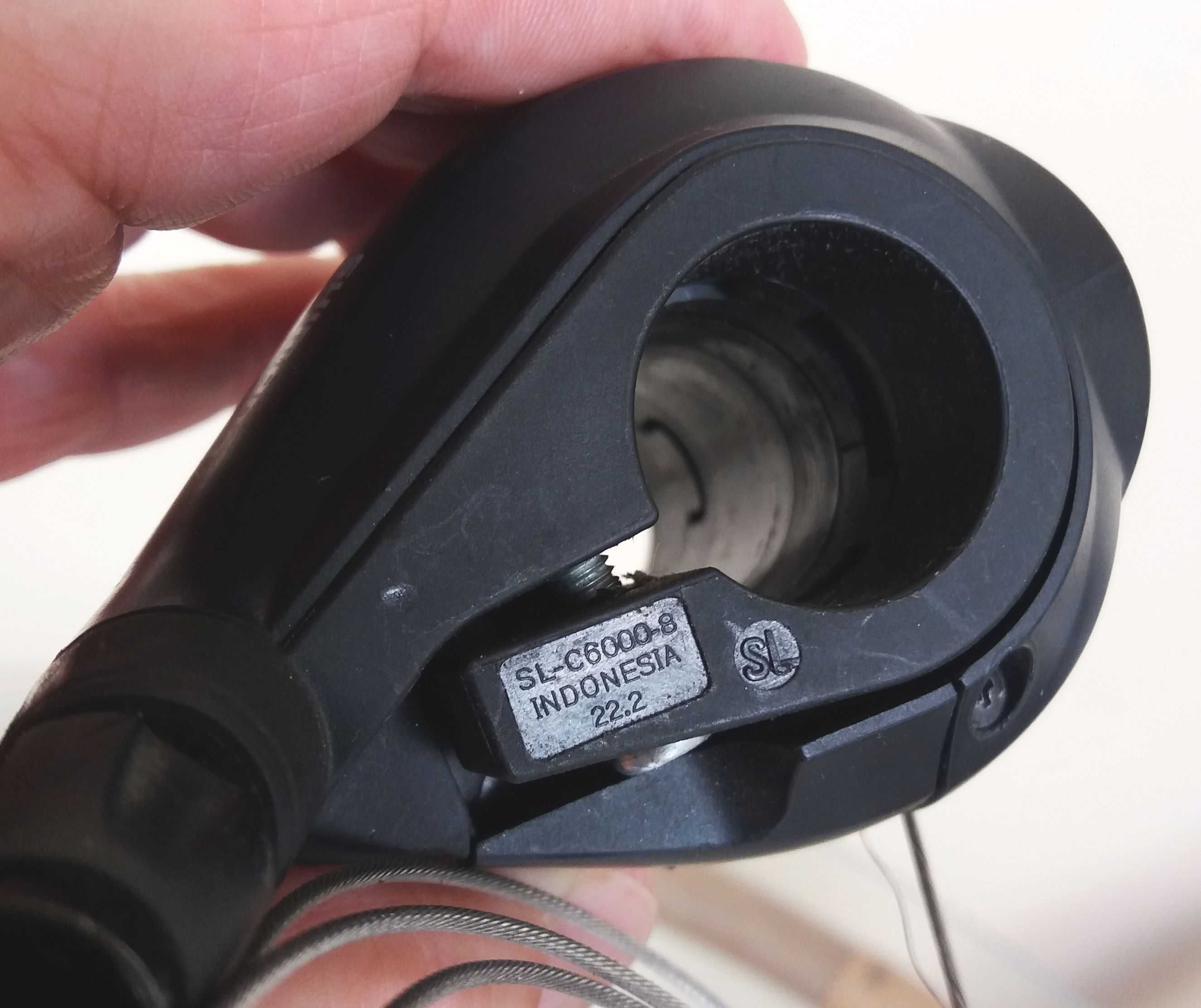 Manetka obrotowa Shimano Nexus 8 SL-C6000 prawa + Linka
