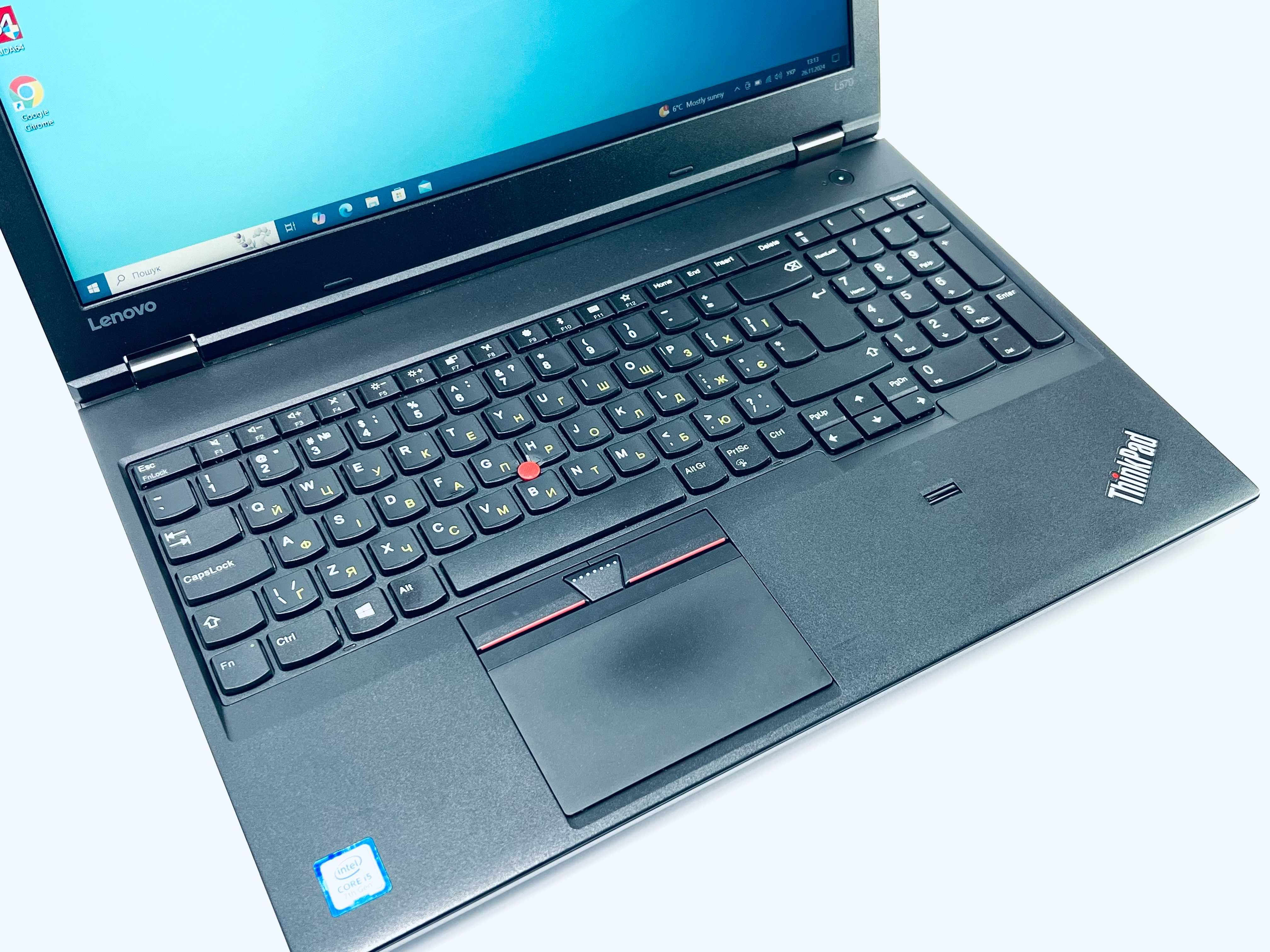 Lenovo ThinkPad L570, I5-7200U, 8gb, 256 gb, 15.6 TN HD 1920x1080