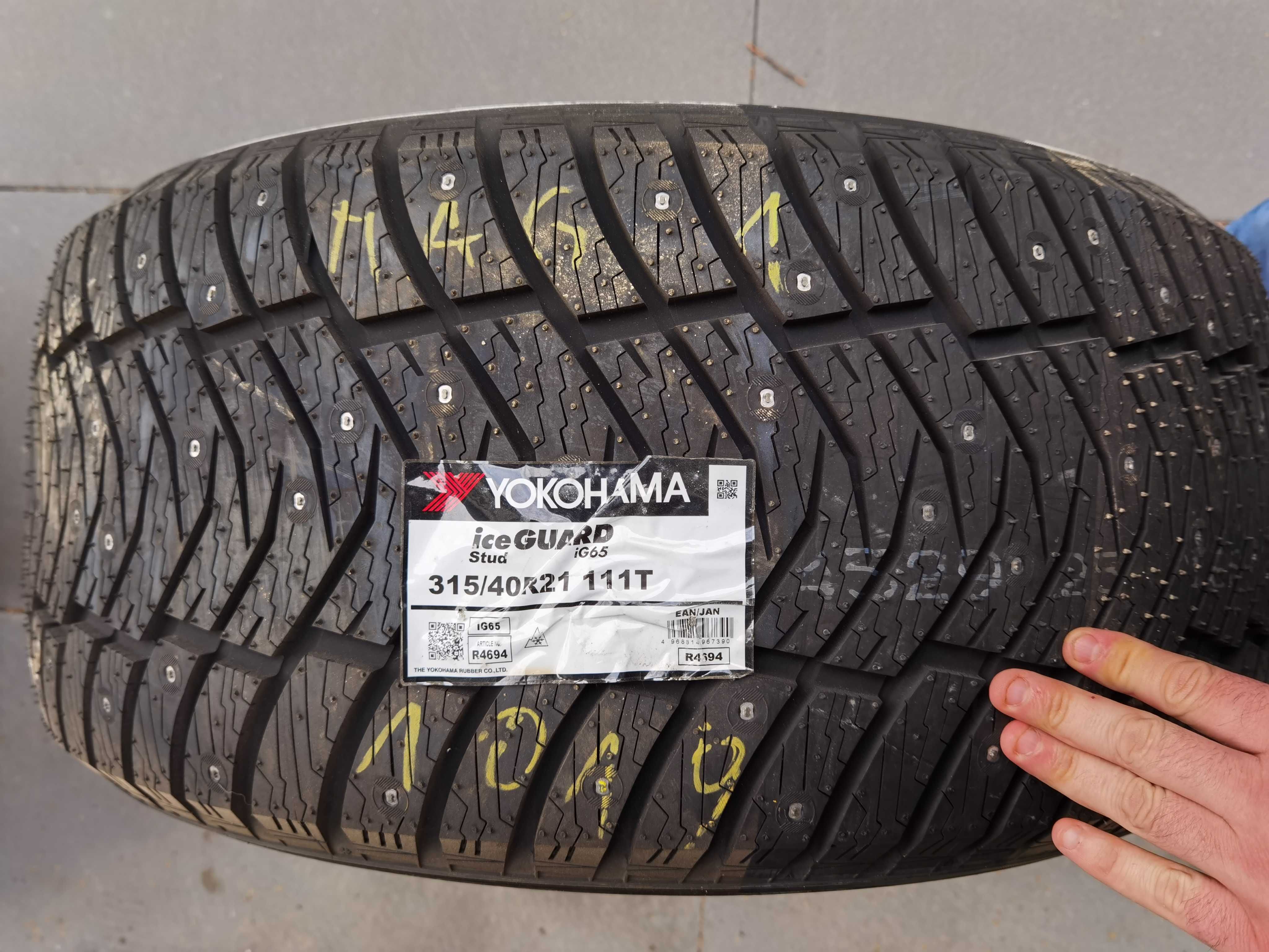 Yokohama iceguard 315/40r21 2 szt Nowe zimowe