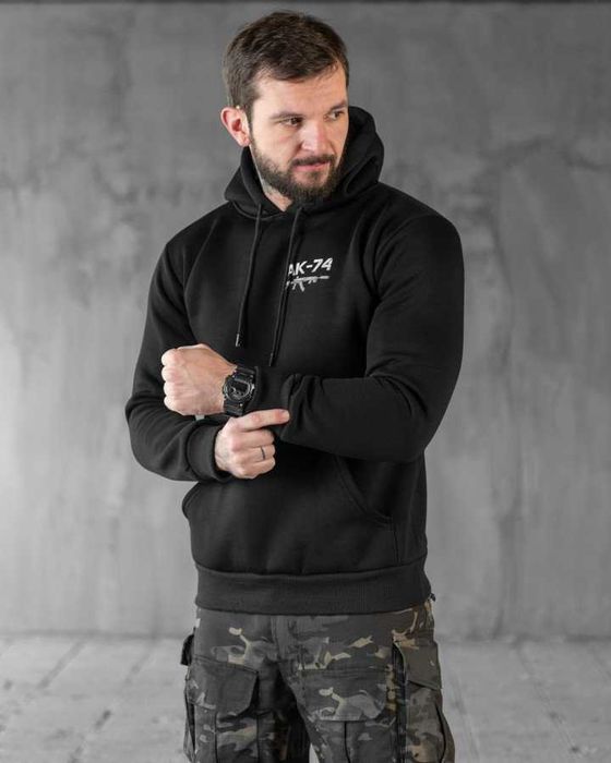 Тактичне худі AK-74 на флісі  Чоловіче тепле  світшот Без передоплати!