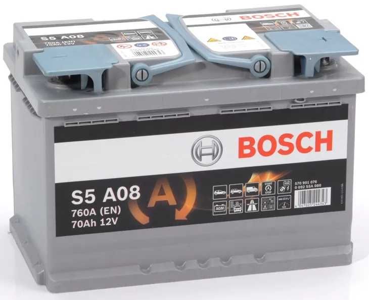 Akumulator Bosch AGM START-STOP S5 A08 12v 70AH 760A P+ RADOM - wysyłk