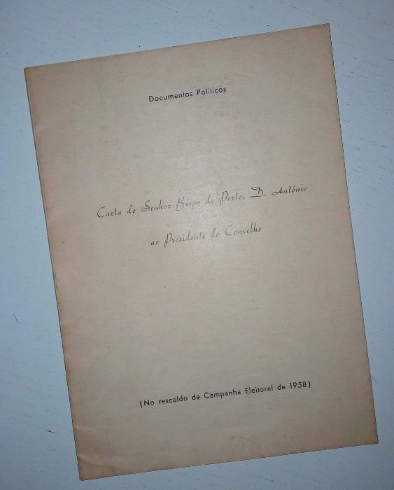 Carta do Senhor Bispo do Porto - uma relíquia