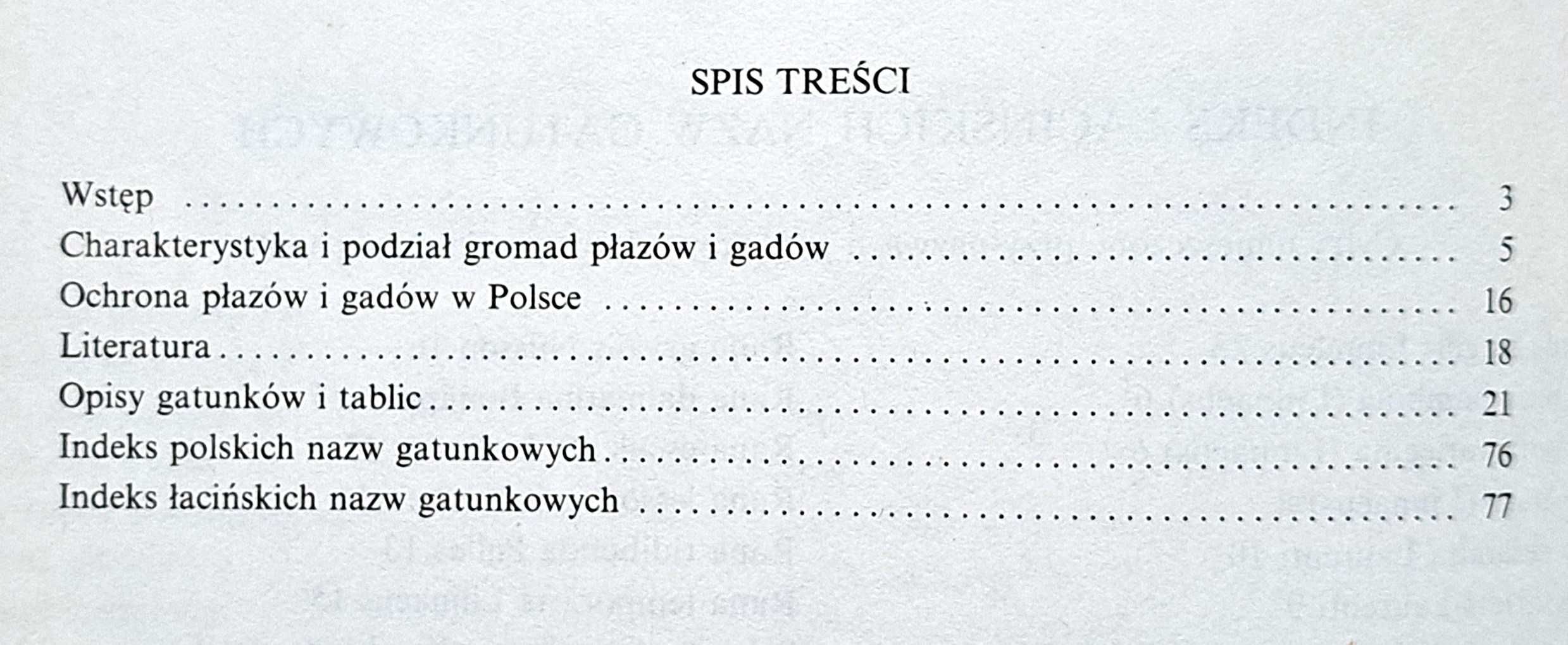 Płazy i gady Polski - Marian Młynarski wyd. 1987