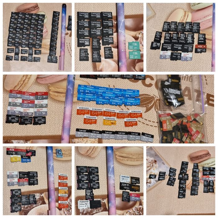 Карты памяти MicroSD от 32 мб до 256 гб