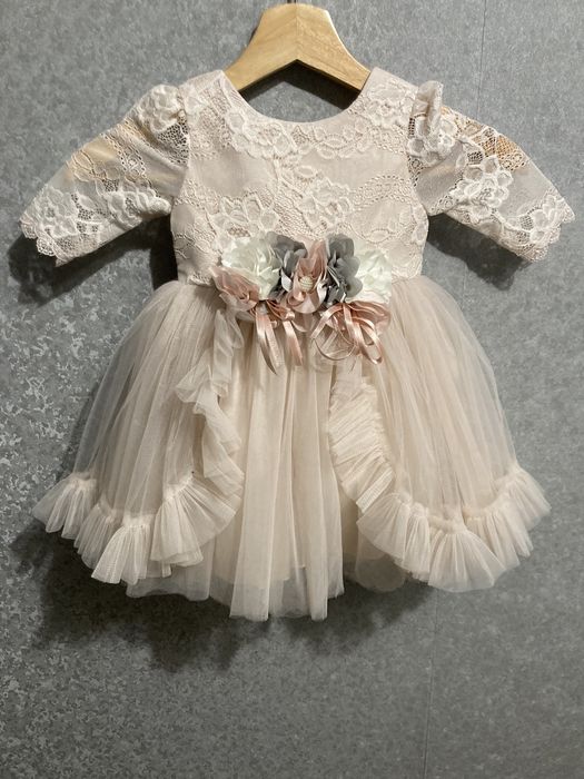 Платье на годик. Детское платье. Пышное платье.