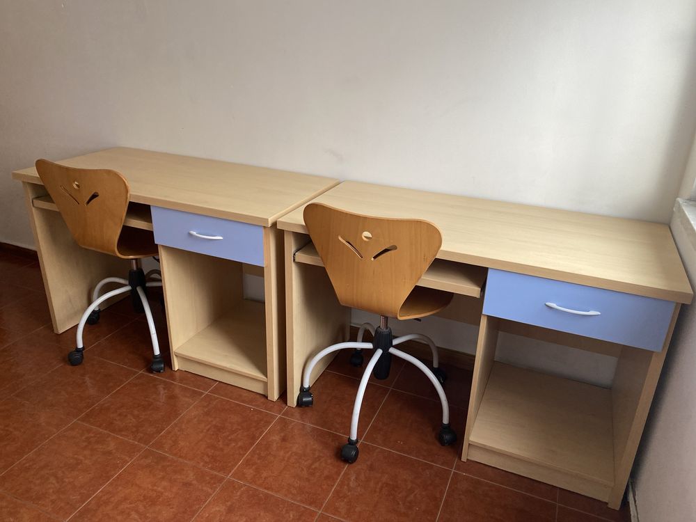 secretaria c/caideira e mesa de cabeceira