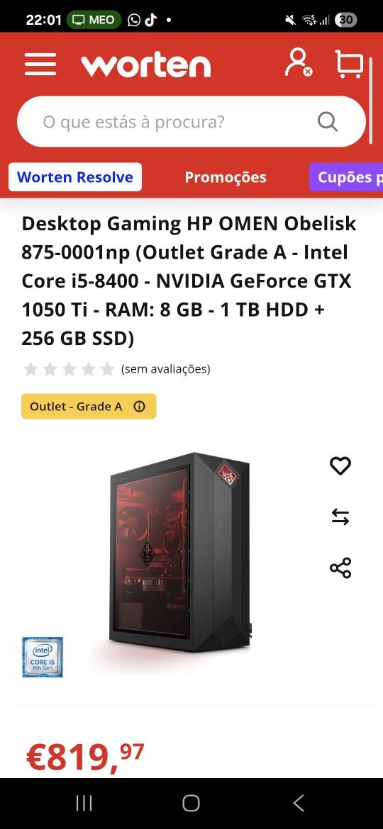 PC Gamer HP OMEN Obelisk