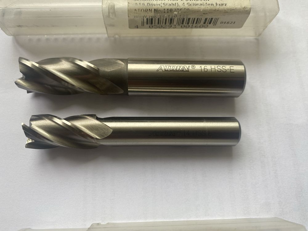Frez CNC ATORN HSS-E DIN844N 14.0 mm. 16.0 mm. Nowe!