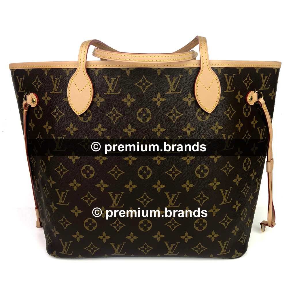 Torebka Louis Vuitton Neverfull MM canvas Monogram/skóra naturalna