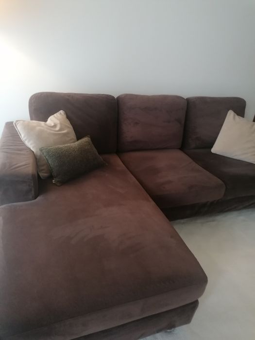 Sofá 3 lugares com chaise longue