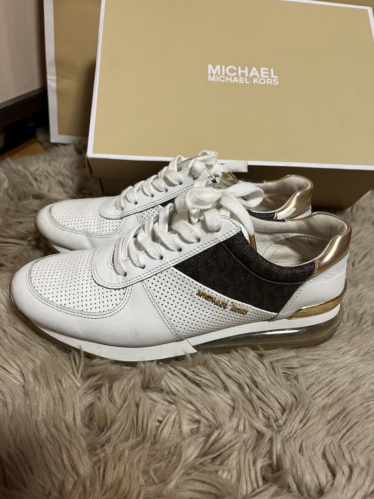 Michael Kors sneakersy Adidasy skórzane 36,5 Allie monogram logowane