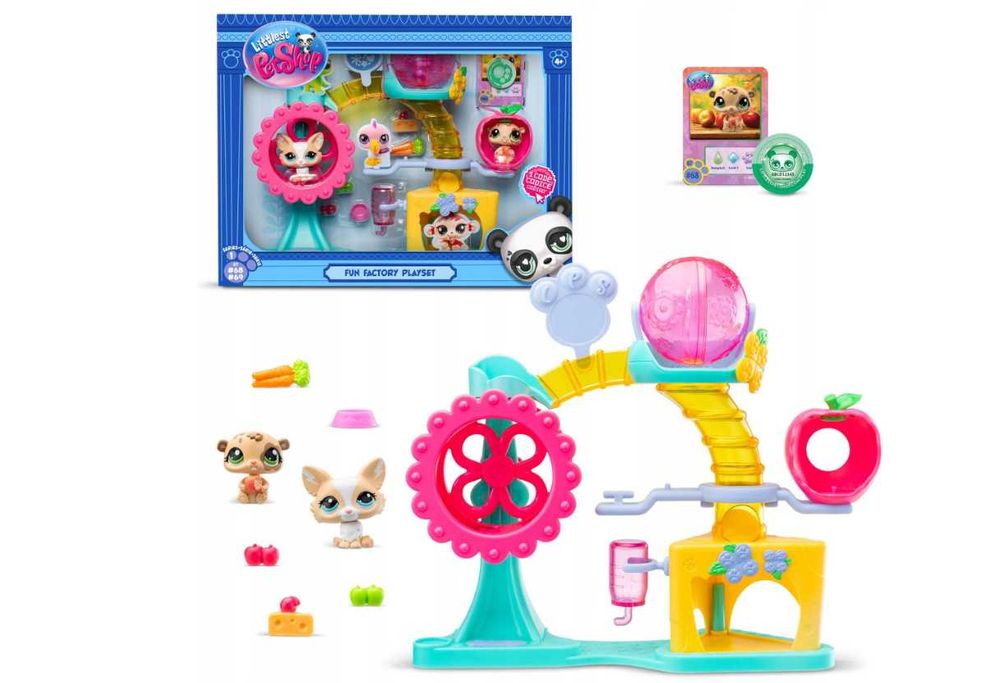 Zestaw figurek LITTLEST PET SHOP Fabryka zabawy