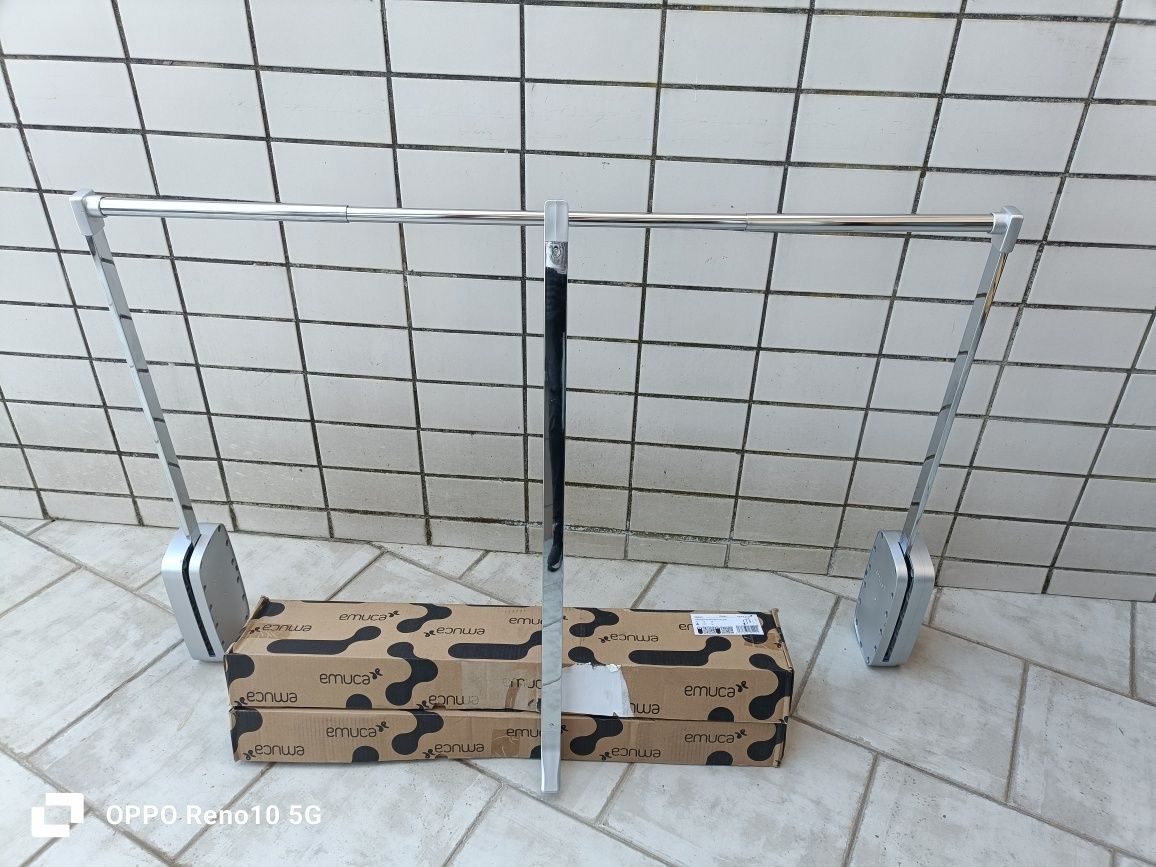 2 Varões basculantes para roupeiro
