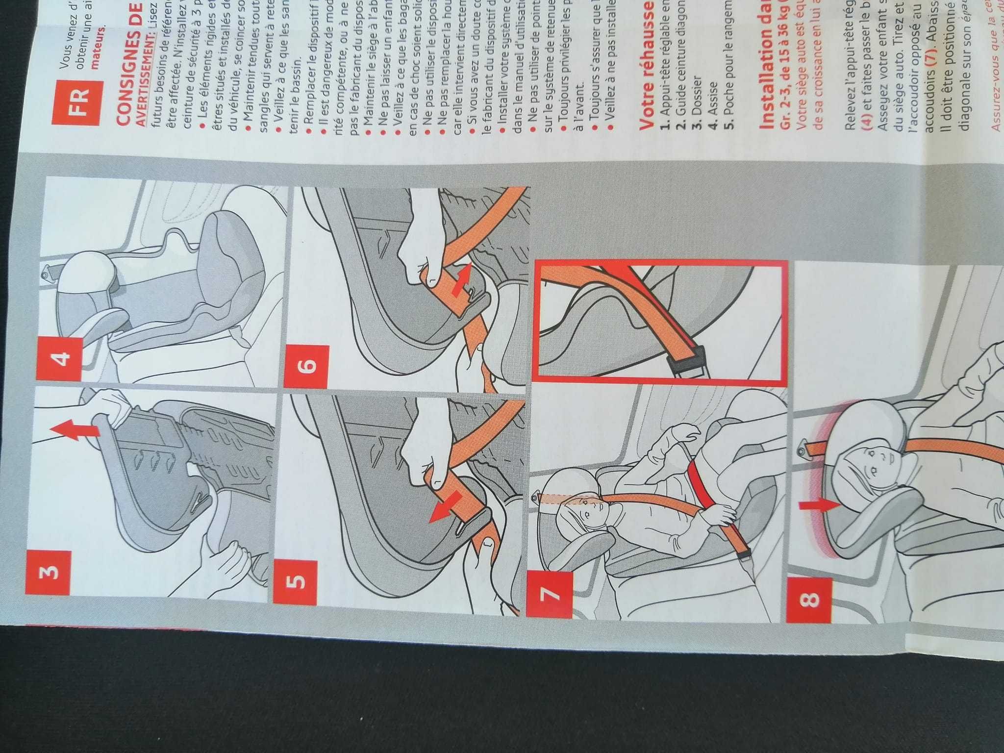 Cadeira auto para criança - Nova