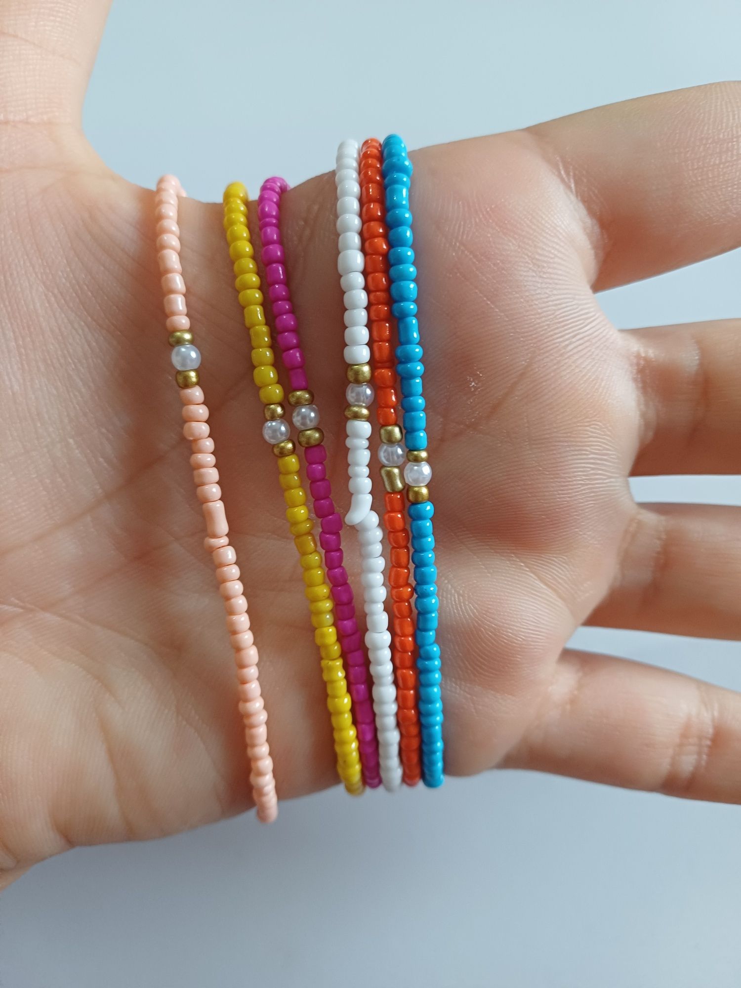 Conjunto de 6 pulseiras handmade
