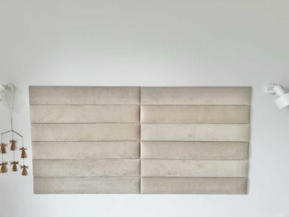 Panel tapicerowany Stegu Mollis piaskowy 90x15 12sztuk