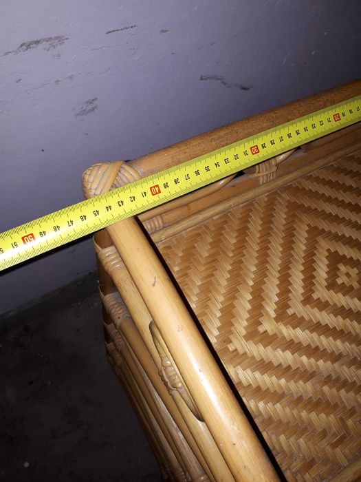 Regał szafka etażerka rattan bambus