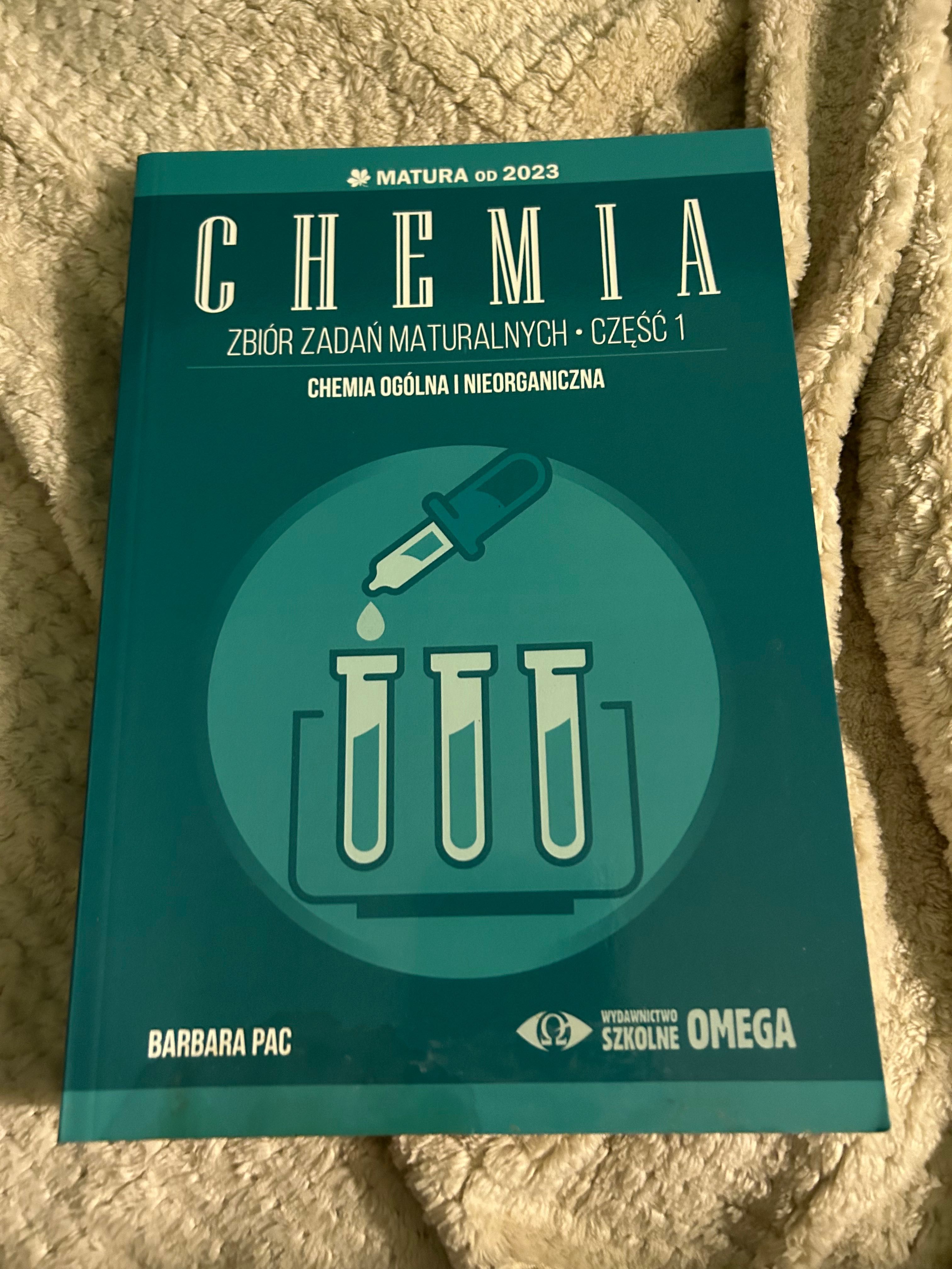 Repetytorium chemia wydawnictwa OMEGA + karty maturalne z chemii.