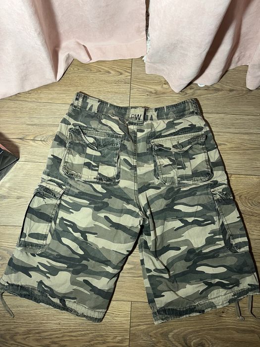 y2k камуфляжні шорти