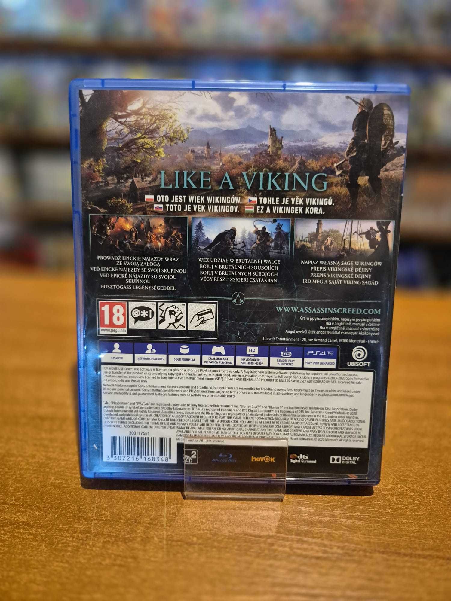 Gra Assassin's Creed Valhalla PS4 PL / Poznań / Sklep