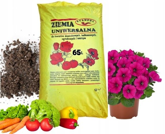 Ziemia uniwersalna 65L -KORA-GRYS-TORF-