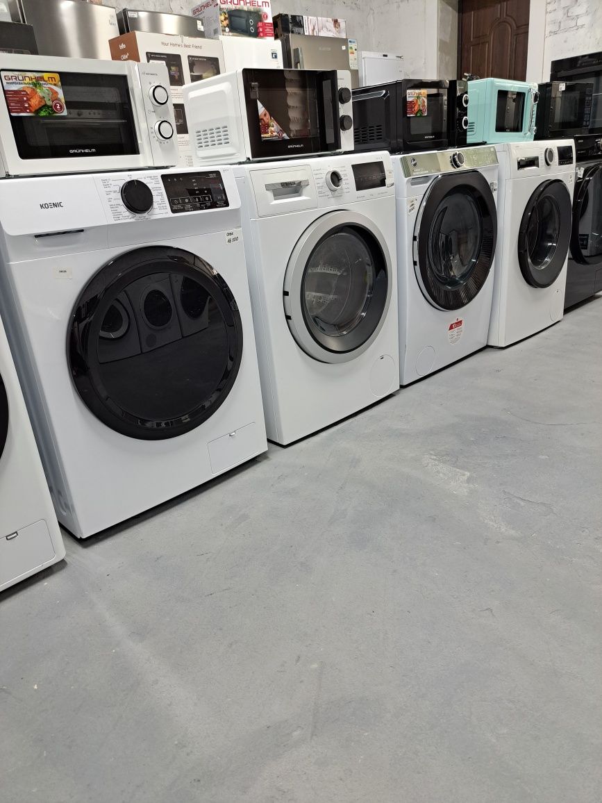 Сучасна функціональна пральна машина Grundig kln76 з великим барабоном
