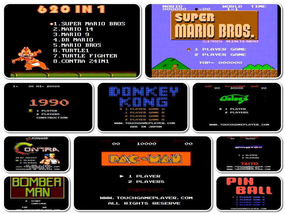 Mini Retro Konsola - Extreme Game Box - 620 Gier -