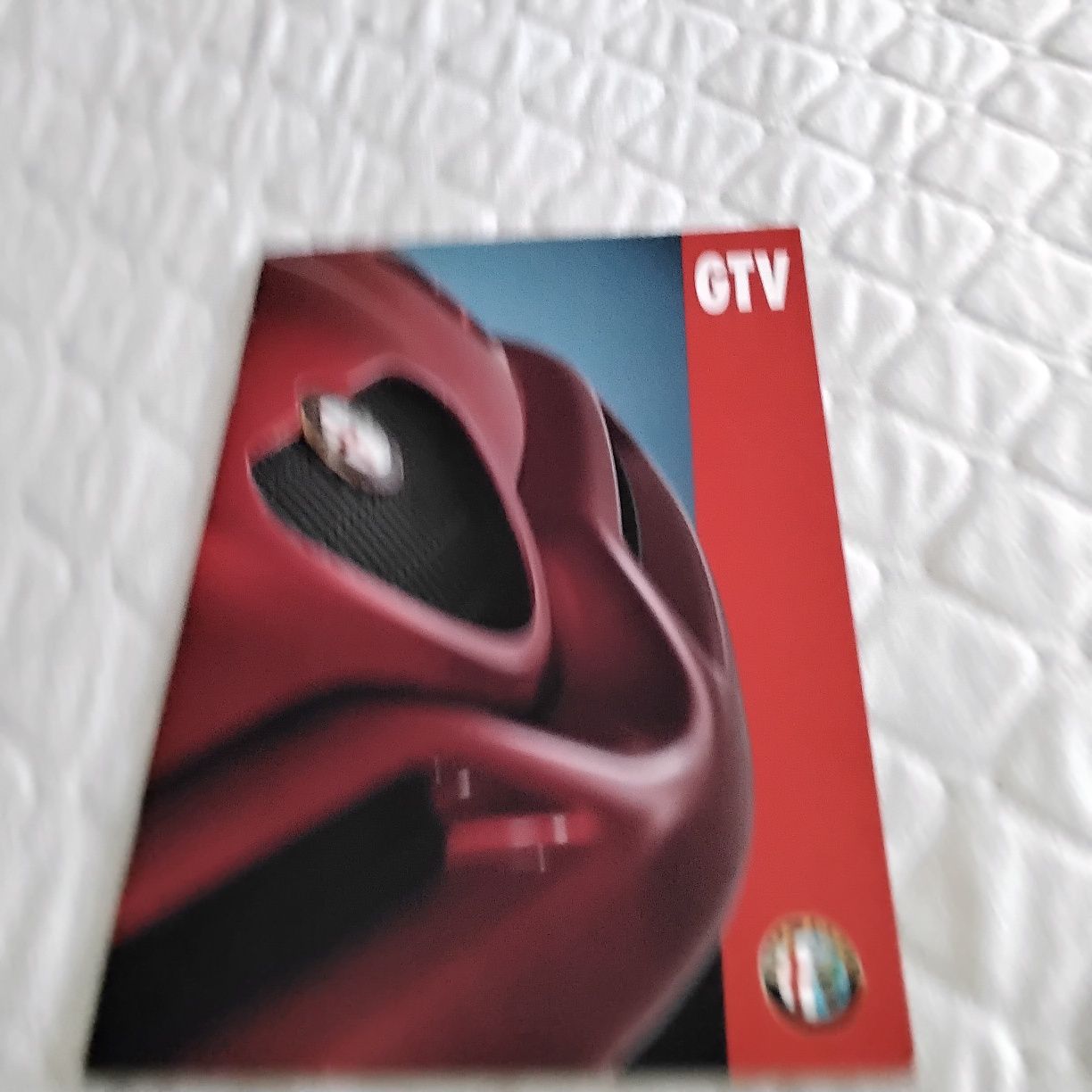 Catálogo do Alfa Romeo GTV de 1995