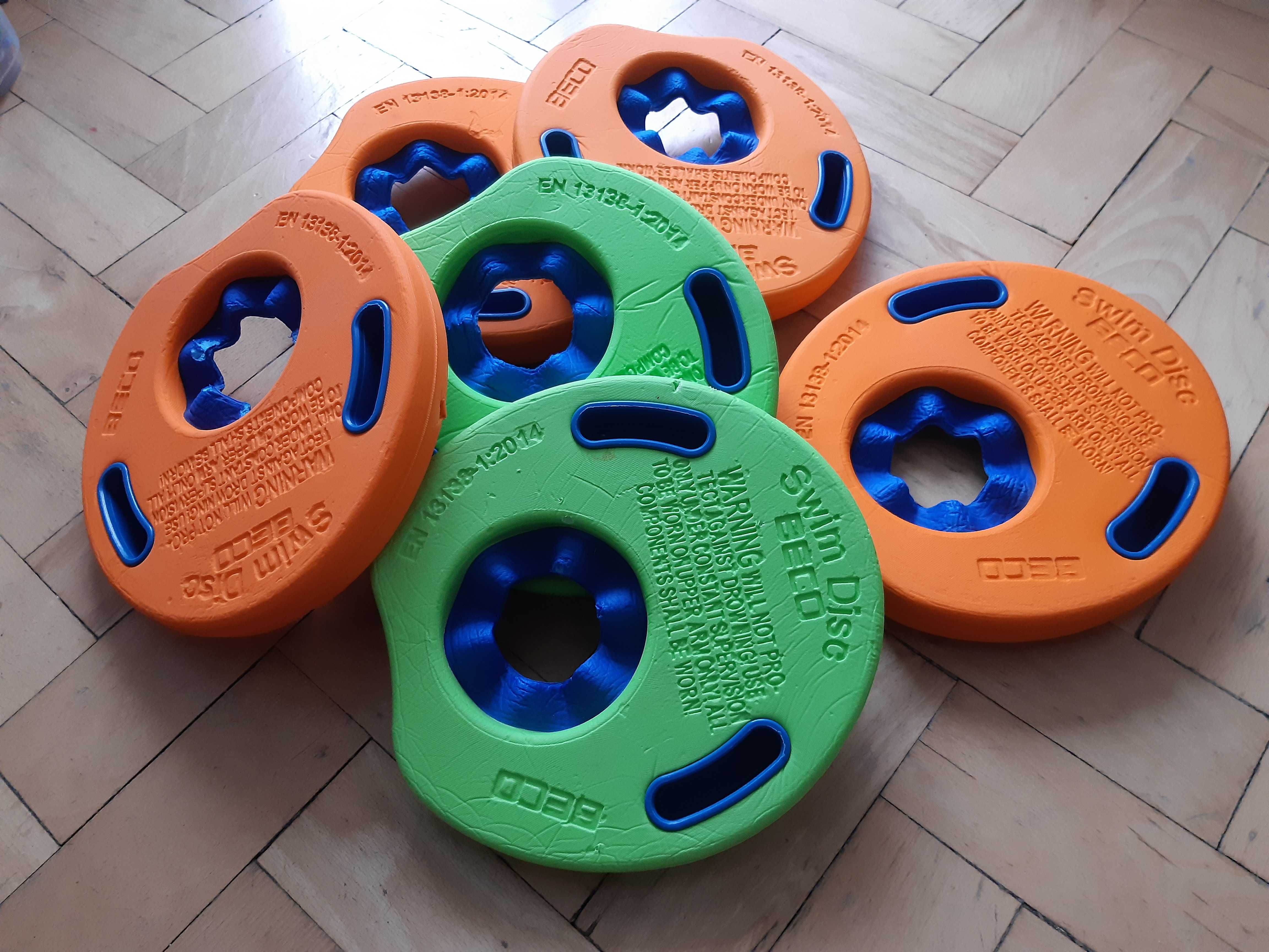 Pływaczki do nauki pływania Swim Disc BECO 5-60 kg zestaw 6 sztuk