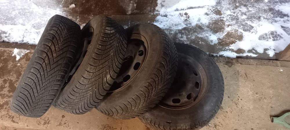 Felgi koła opony VW SKODA SEAT 5X100 195/65 R15 zima jodełka