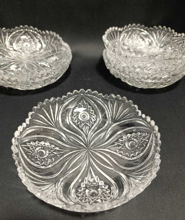 Zestaw 6 talerzy niemieckiej  marki Nachtmann Bleikristall