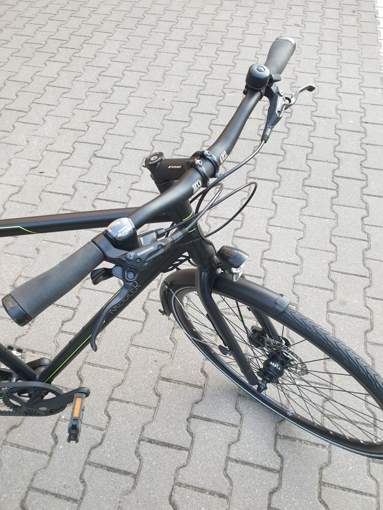 rower szosowo-miejski Kreidler napęd na pasek