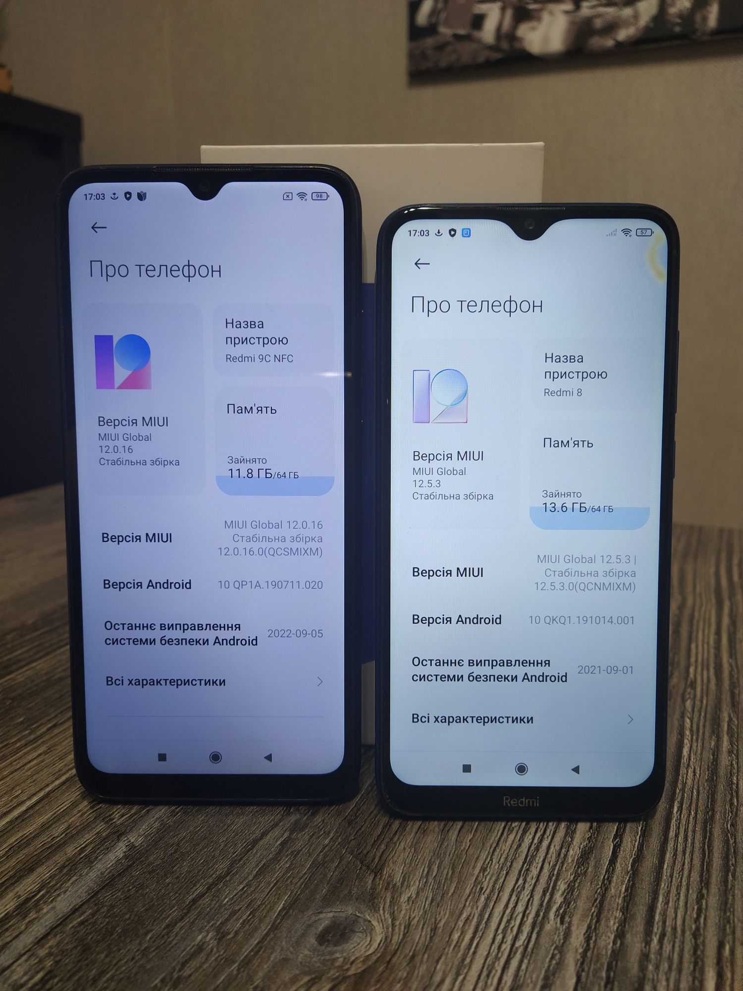 Xiaomi Redmi 8 "4/64" Xiaomi Redmi 9C "3/64" NFC