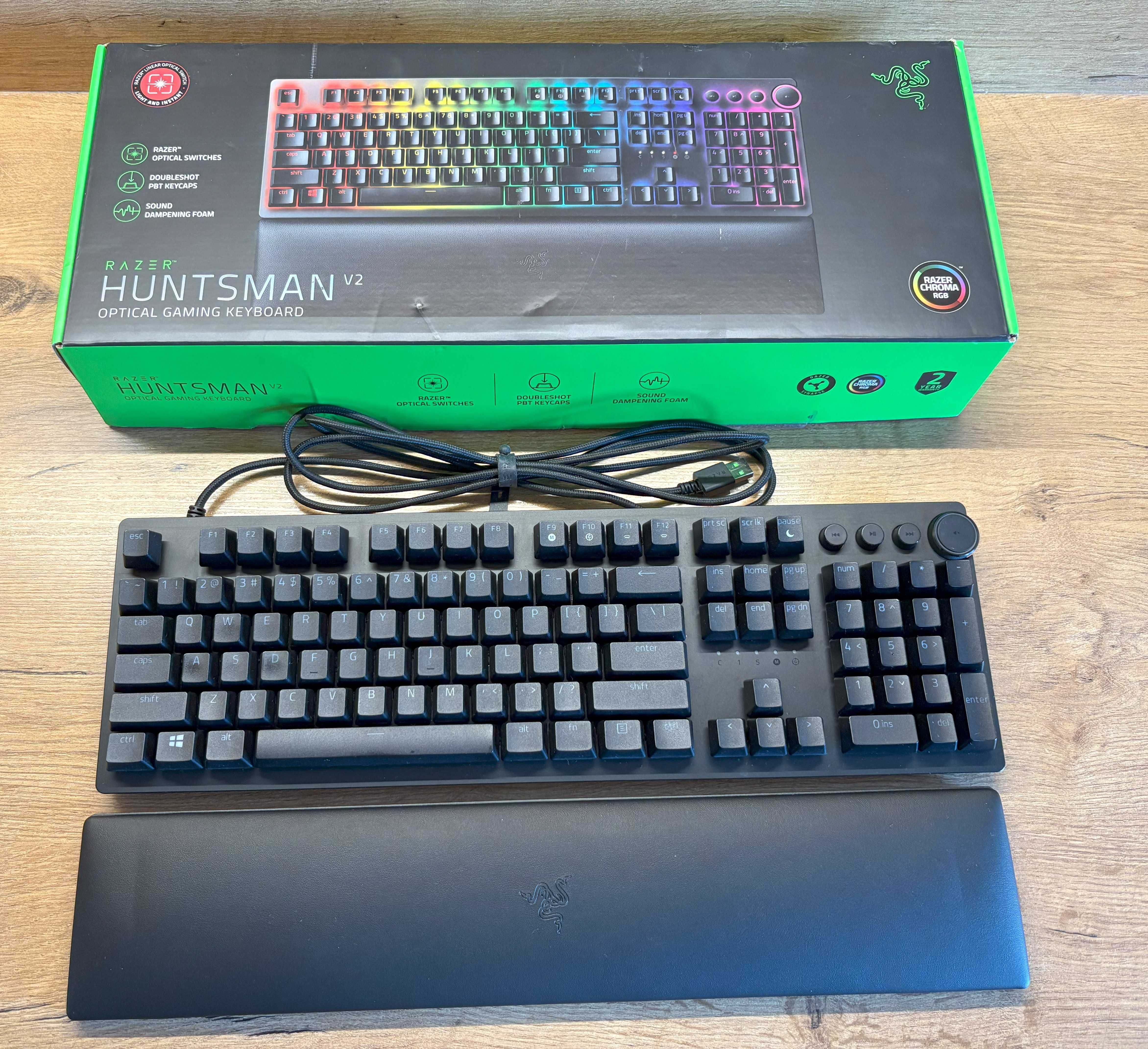 Klawiatura Razer HUNTSMAN v2 RED