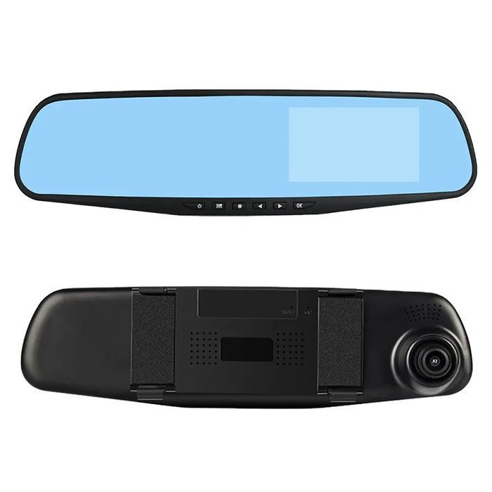 Wideorejestrator samochodowy DVR-01 Lusterko 4,0 cala + kamera cofania