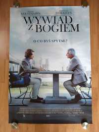 Plakat filmowy WYWIAD Z BOGIEM/Oryginał z 2019 roku.