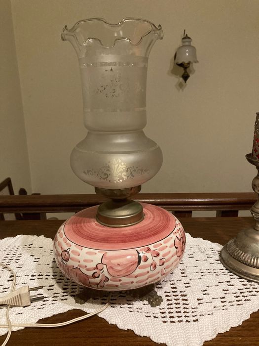 Candeeiros de mesa vontage artigos de coleccionador