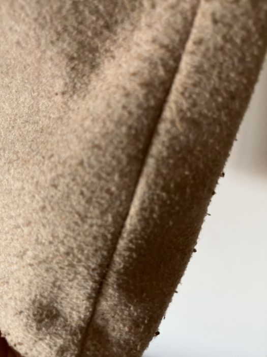 Zara casaco comprido bege tamanho M