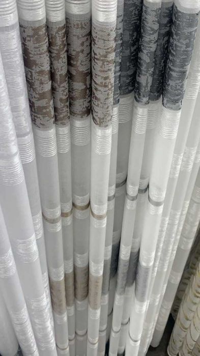 Тюль Лён з Шолковою ниткою