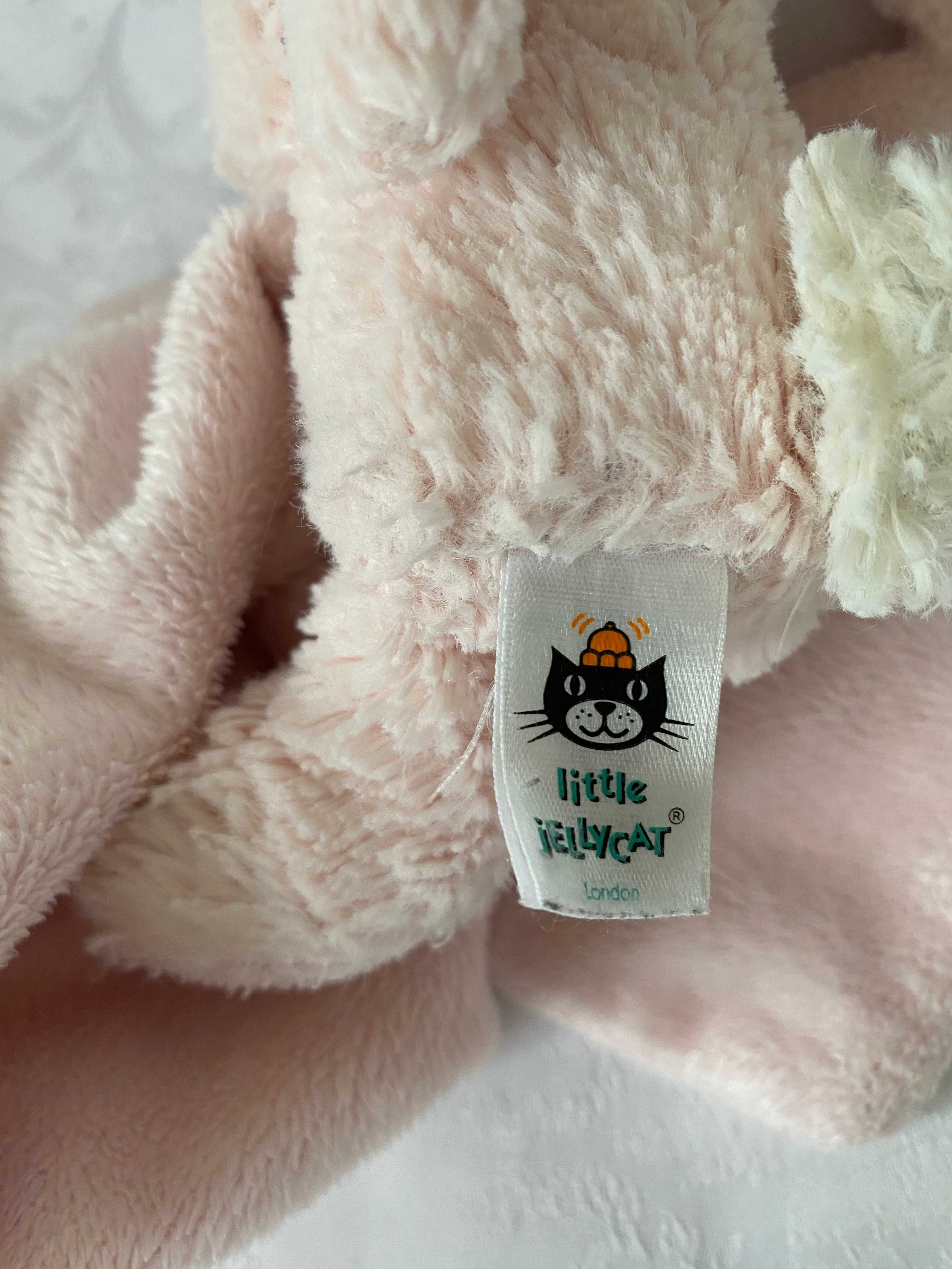 JELLYCAT Maskotka kocyk różowy Króliczek