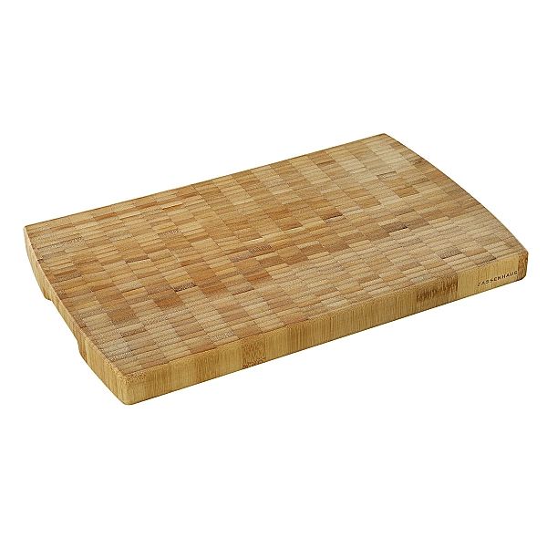 Deska Zassenhaus do siekania typu end grain, bambus, 40x25x3 cm