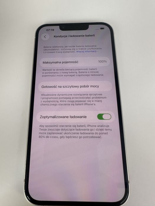 iPhone 13 128GB 100% GWARANCJA biały KONDYCJA 100%