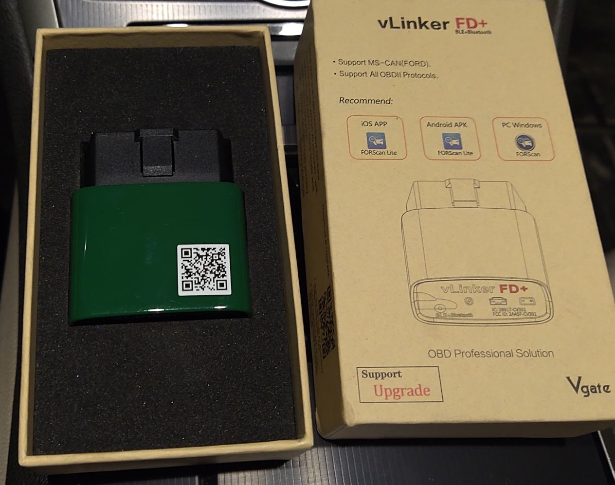 VLinker FD+ Bluetooth 4.0 сканер Ford Mazda Forscan