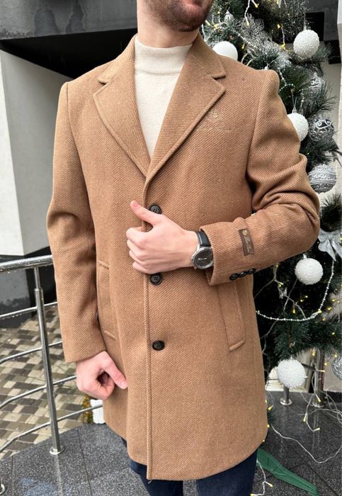 Арт.25 Чоловіче пальто Loro Piana 48,50,52,54,56,58 шерсть/кашемір