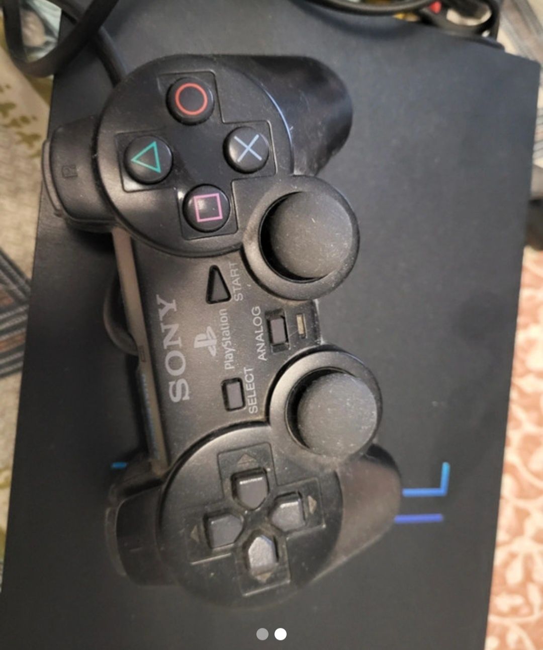 Playstation 2 com 1 comando