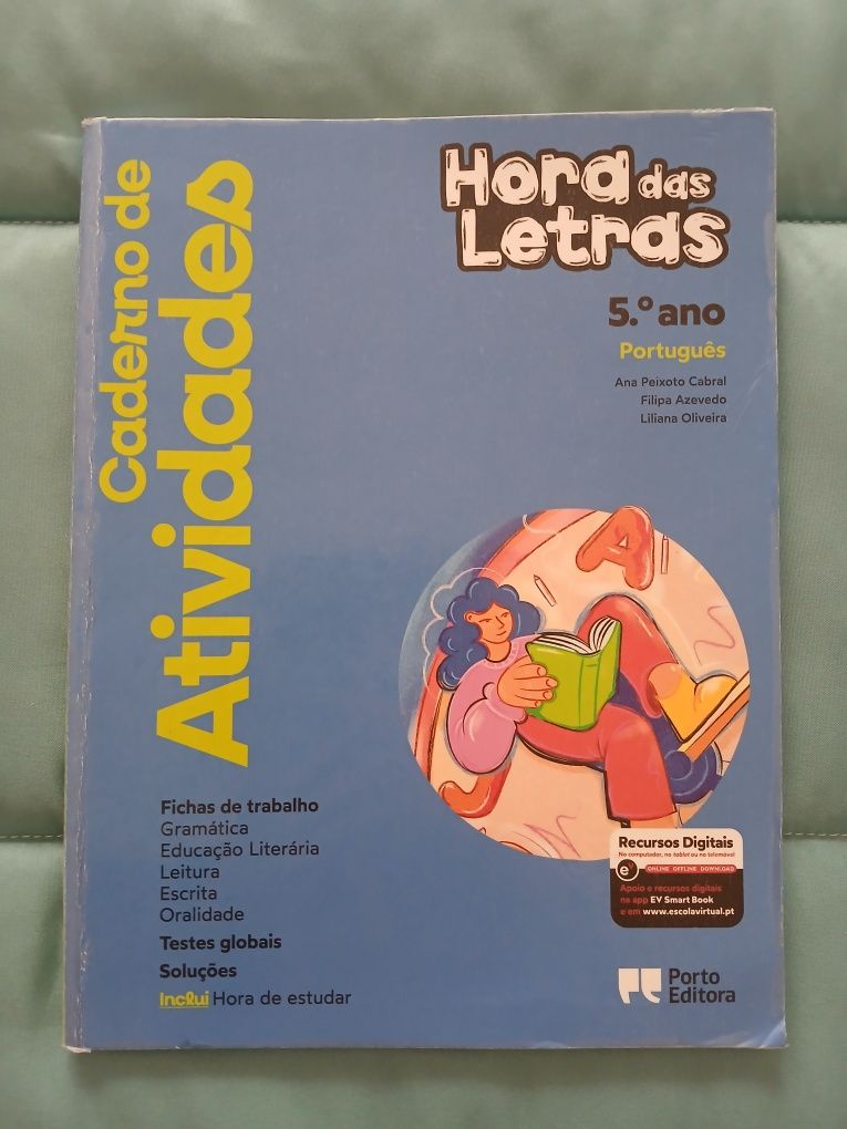 Português 5° ano - Livro de Fichas "Hora das Letras"